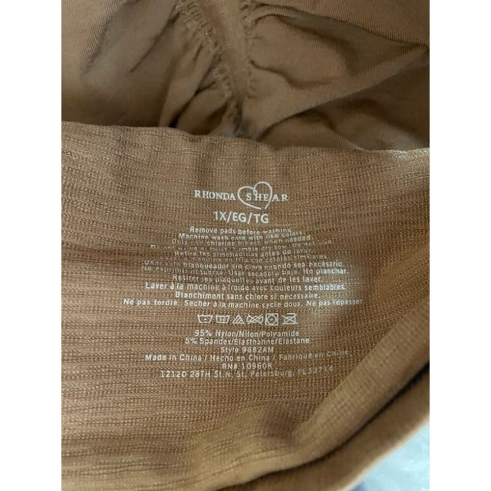 Rhonda Shear Seamless Underwire Bandeau Bra 1X - Picture 5 of 5